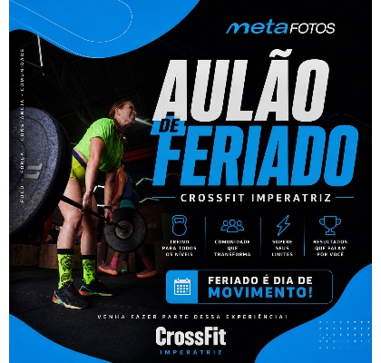 Capa do evento Aulão Feriado Crossfit Imperatriz