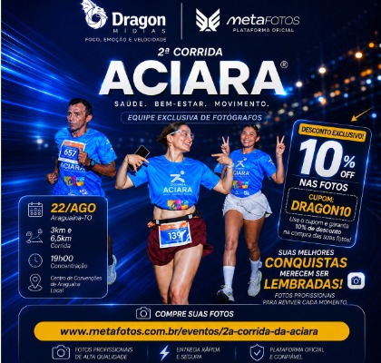 Capa do evento 2ª Corrida da ACIARA