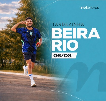Capa do evento Tarde Beira Rio 06/08