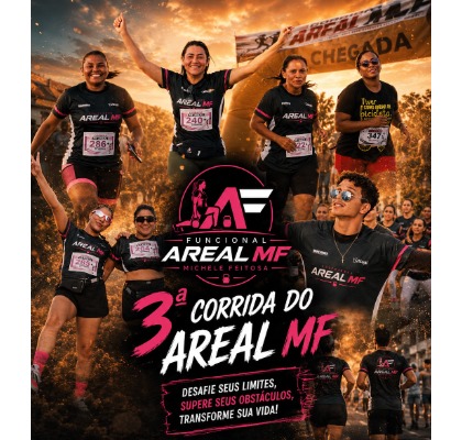 Capa do evento 3ª corrida do AREAL MF