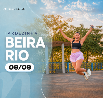 Capa do evento Tardezinha beira rio 08/08