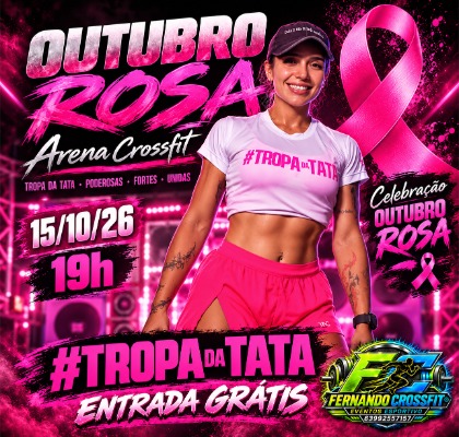 Capa do evento Outubro Rosa Arena CrossFit