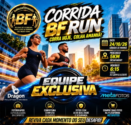 Capa do evento Corrida BF Run BelesaFitness
