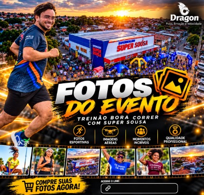 Capa do evento Treinão Bora Correr Sup. Sousa